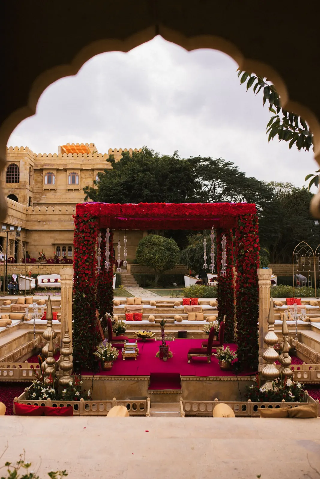 The mandap — an AI Photoshoot scene option