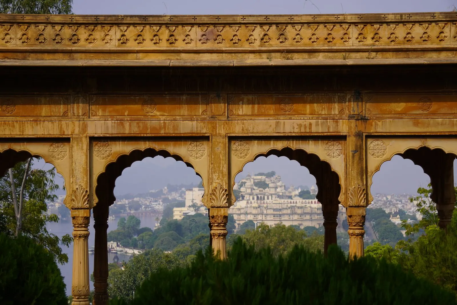 Palace arches — an AI Photoshoot scene option