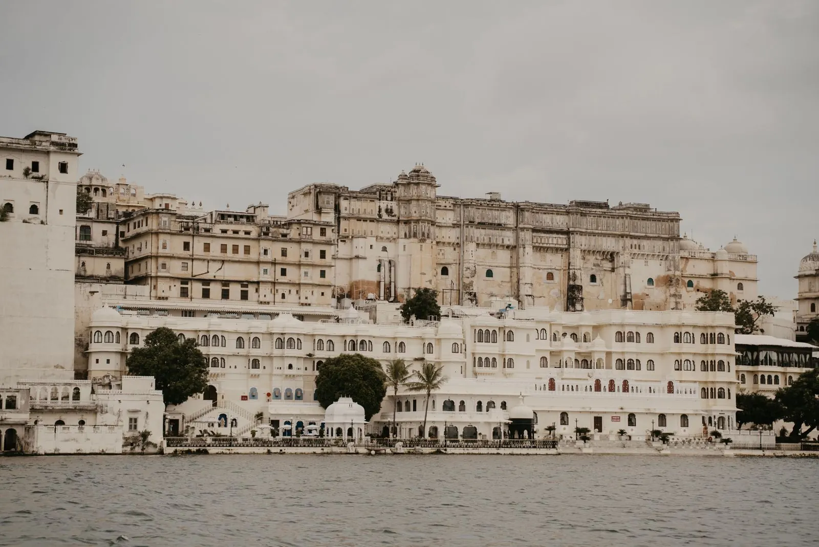Udaipur's City Palace reflected in Lake Pichola